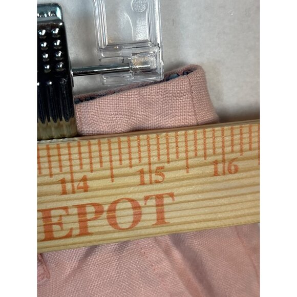 Vineyard Vines womens Pink Linen Blend Shorts Size 6 - Picture 5 of 10